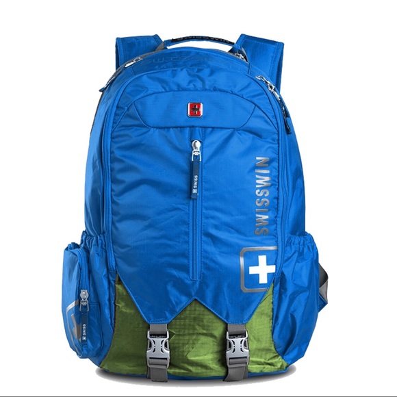 Swissgear Bags Blue Swisswin Backpack Poshmark Swissgear Bags Blue Swisswin Backpack Poshmark